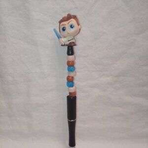Disney Doorable- Obi-Wan Kenobi- Handmade Beaded Pen Star Wars